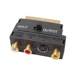 ADATTAT. SCART - 3 RCA + SVHS IN/OUT