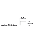 PUNTI PUNTATRICE MANUALE 5MM 1000PZ  