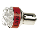 AMPOULE LED DE VOITURE 12V 12 LEDS JAUNES 1PC/BLISTER