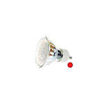 LAMPADINA GU10 240V 15 LED ROSSO