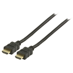 Cavo HDMI High Speed con Ethernet Piatto Connettore HDMI - Connettore HDMI 3.00 m Nero