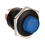 INTERRUTTORE PULSANTE 12/24V LED BLU