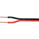 Cavo Speaker su Reel 2x 1.00 mm² 100 m Nero / Rosso