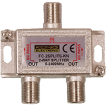 Satellite Splitter 6.5 dB / 5-2400 MHz - 2 Outputs