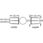 CONTATTO MAGNETICO STANDAR FILARE
