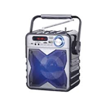TREVI SISTEMA AUDIO XF 100 PORTATILE sistema audio amplificato, Karaoke, + cuffia DJ608