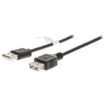Cavo USB 2.0 Extension USB A Maschio - USB A Femmina 2.00 m Nero