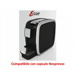 CBT ESSE MACCHINA DA CAFFÈ COMPATIBILE CAPSULE NESPRESSO 1200W 19BAR MADE ITALY