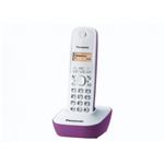 PANASONIC TEL.CORDLESS KX-TG1611JTW WHITE colore bianco,display lcd, 50mem.