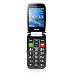 BRONDI CELLULARE AMICO FAVOLOSO NERO numeri grandi, Ds,torcia, forocamera1.3mpx ,radio, bluetooth
