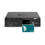 TELESYSTEM RIC.TIVU-SAT TS9018+ CARD Decoder Satellitare DVB-S/S2 HEVC, doppia alim. 220/12V