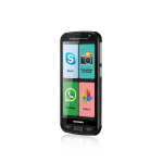 BRONDI CELLULARE AMICO SMARTPHONE+ NERO DISPLAY 5.0", 3G, 5MP+2MP, WHATSAPP, SKYPE, BASE RICARICA