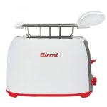 GIRMI TOSTAPANE TP1001750W, PINZE ESTRAIBILI, 7 LIVELLI COTTURA