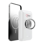 Mini Power Bank Wireless 5000 mAh Magsafe compatibile Anello Bianco