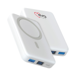 Wireless Power Bank 10.000 mAh compatibile con MagSafe BIANCO
